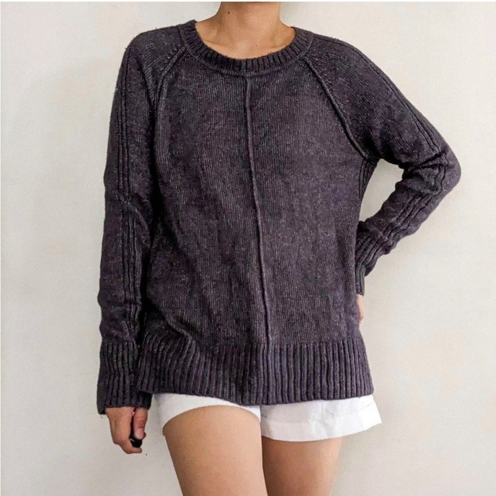 Ann Taylor Wool Blend Chunky Sweater, Large